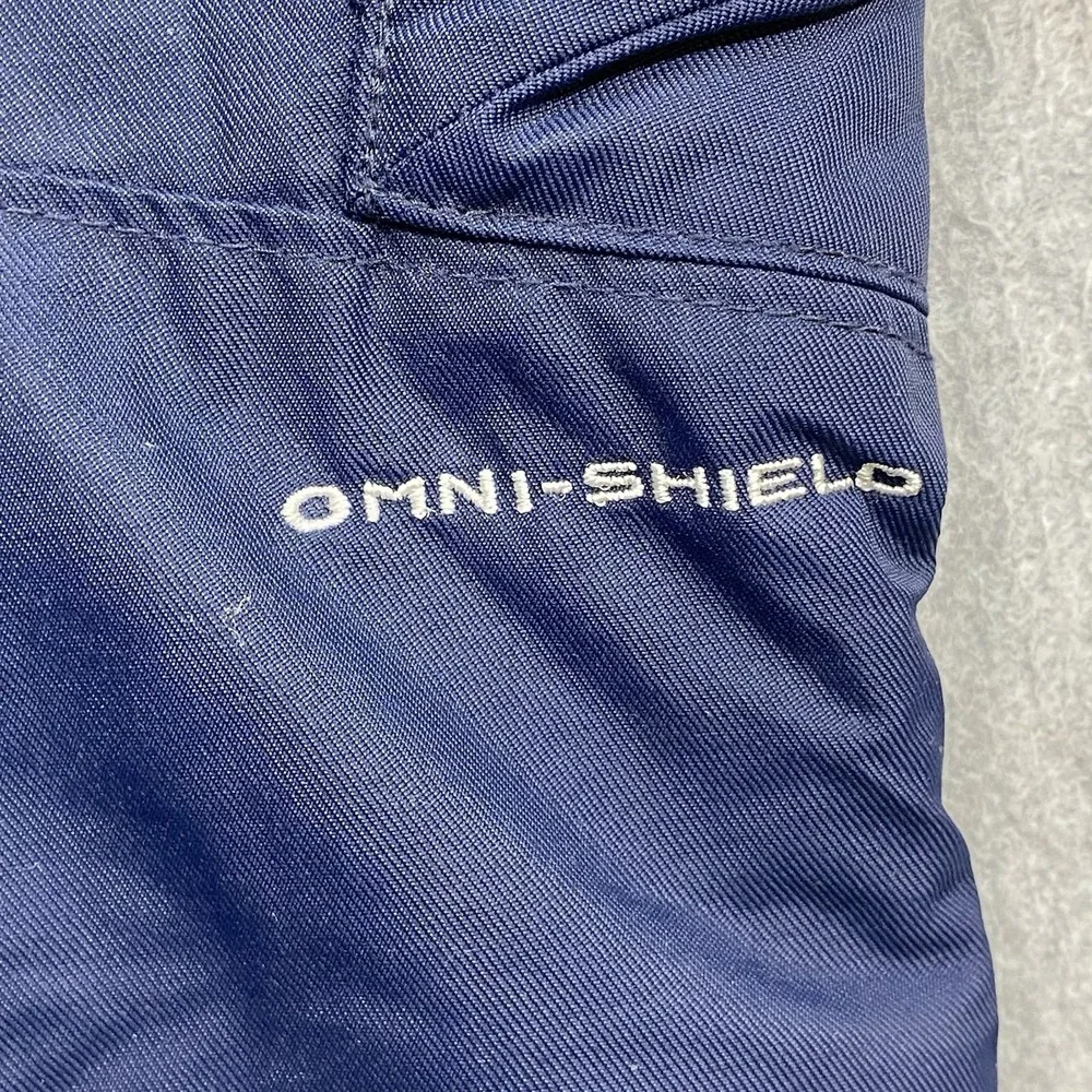 Columbia Bugaboo Insulated Snow Blue Pant Kid Sz 10/12 Snowboard Ski Omni-Shield
